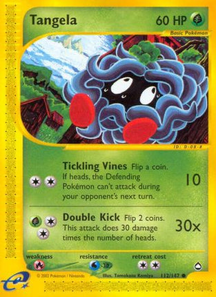 Tangela - 112/147 [Aquapolis] Reverse Holofoil