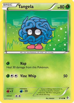 Tangela - 5/149 [Boundaries Crossed] Reverse Holofoil