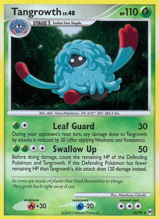 Tangrowth - 10/106 [Arceus] Reverse Holofoil