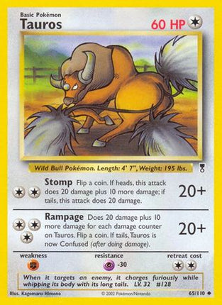 Tauros - 65/110 [Legendary Collection] Reverse Holofoil