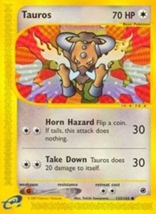Tauros - 133/165 [Expedition] Reverse Holofoil