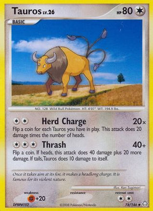 Tauros - 74/106 [Legends Awakened] Reverse Holofoil