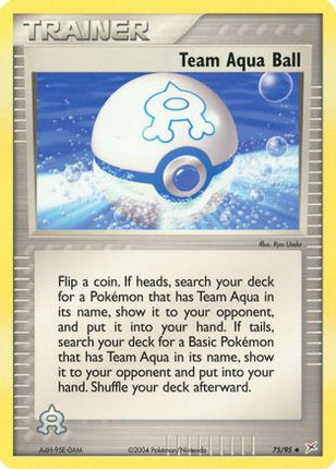 Team Aqua Ball - 75/97 [Team Magma vs Team Aqua]