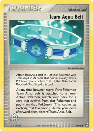 Team Aqua Belt - 76/97 [Team Magma vs Team Aqua]