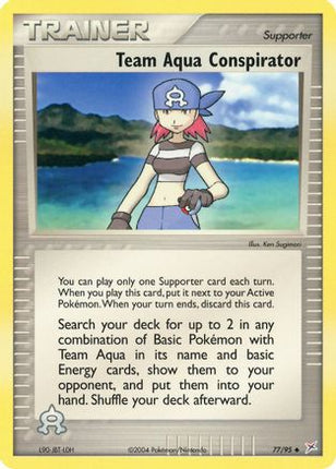 Team Aqua Conspirator - 77/97 [Team Magma vs Team Aqua]