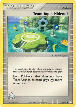 Team Aqua Hideout - 78/97 [Team Magma vs Team Aqua]