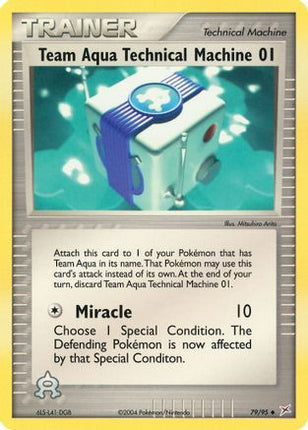 Team Aqua Technical Machine 01 - 79/97 [Team Magma vs Team Aqua]