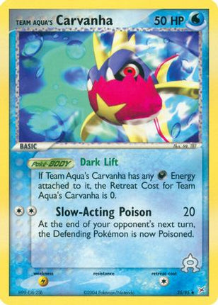 Team Aqua's Carvanha - 25/95 [Team Magma vs Team Aqua]