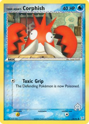 Team Aqua's Corphish - 50/95 [Team Magma vs Team Aqua] Reverse Holofoil