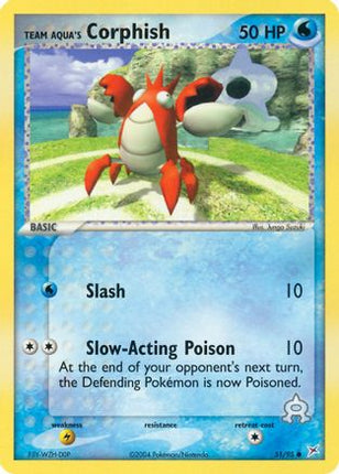 Team Aqua's Corphish - 51/95 [Team Magma vs Team Aqua]