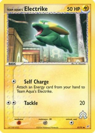 Team Aqua's Electrike - 53/95 [Team Magma vs Team Aqua]