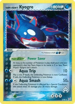 Team Aqua's Kyogre - 3/97 [Team Magma vs Team Aqua] Reverse Holofoil