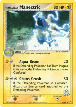 Team Aqua's Manectric - 29/95 [Team Magma vs Team Aqua] Reverse Holofoil