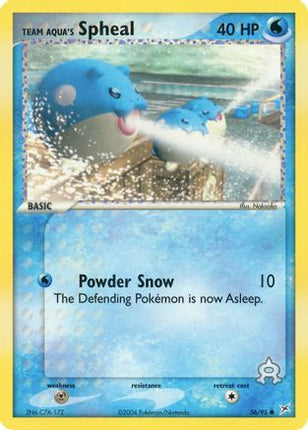 Team Aqua's Spheal - 56/95 [Team Magma vs Team Aqua]