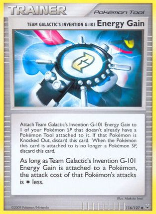Team Galactic's Invention G-101 Energy Gain - 116/106 [Platinum]