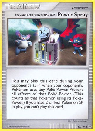 Team Galactic's Invention G-103 Power Spray - 117/106 [Platinum]