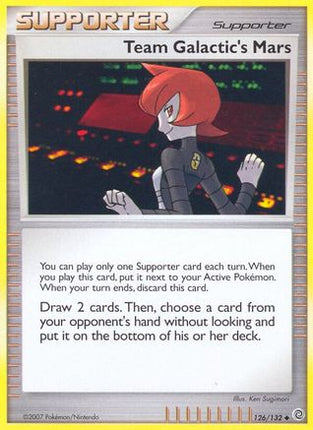 Team Galactic's Mars - 126/132 [Secret Wonders] Reverse Holofoil