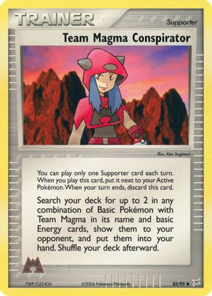 Team Magma Conspirator - 82/97 [Team Magma vs Team Aqua] Reverse Holofoil