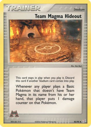 Team Magma Hideout - 83/97 [Team Magma vs Team Aqua]