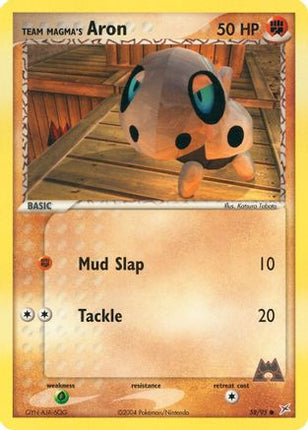 Team Magma's Aron - 58/95 [Team Magma vs Team Aqua]