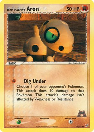 Team Magma's Aron - 59/95 [Team Magma vs Team Aqua]