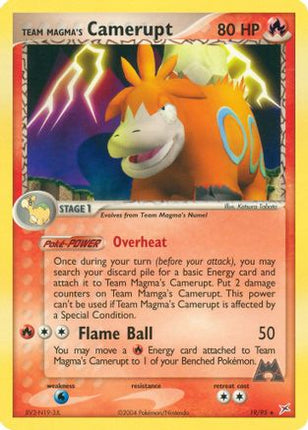 Team Magma's Camerupt - 19/97 [Team Magma vs Team Aqua]