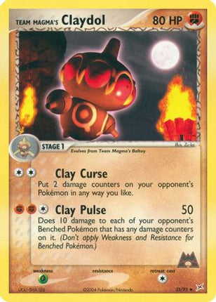 Team Magma's Claydol - 33/95 [Team Magma vs Team Aqua]