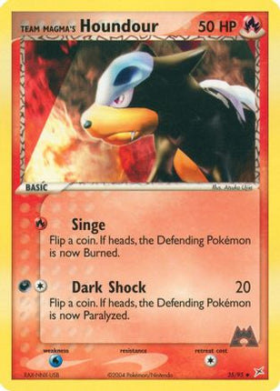 Team Magma's Houndour - 35/95 [Team Magma vs Team Aqua]
