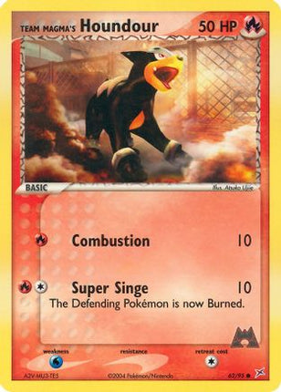 Team Magma's Houndour - 62/95 [Team Magma vs Team Aqua]