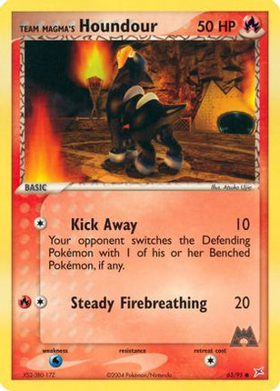 Team Magma's Houndour - 63/95 [Team Magma vs Team Aqua]