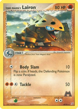 Team Magma's Lairon - 20/95 [Team Magma vs Team Aqua]