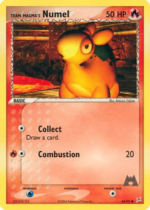 Team Magma's Numel - 64/97 [Team Magma vs Team Aqua] Reverse Holofoil