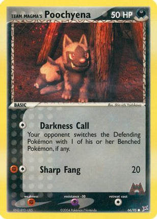 Team Magma's Poochyena - 66/95 [Team Magma vs Team Aqua] Reverse Holofoil