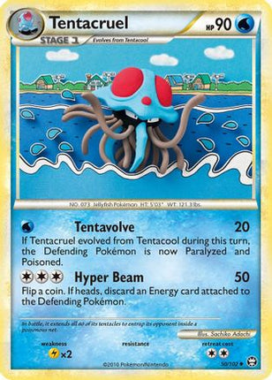 Tentacruel - 50/106 [Triumphant] Reverse Holofoil