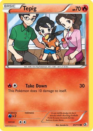 Tepig - 25/106 [Legendary Treasures] Reverse Holofoil
