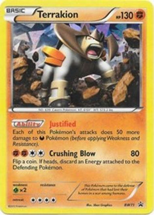 Terrakion - BW71 - null/null [Black and White Promos] Holofoil