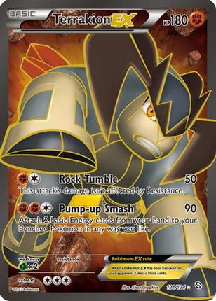 Terrakion EX (121 Full Art) - 121/124 [Dragons Exalted] Holofoil