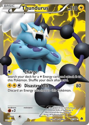 Thundurus (97 Full Art) - 97/98 [Emerging Powers] Holofoil