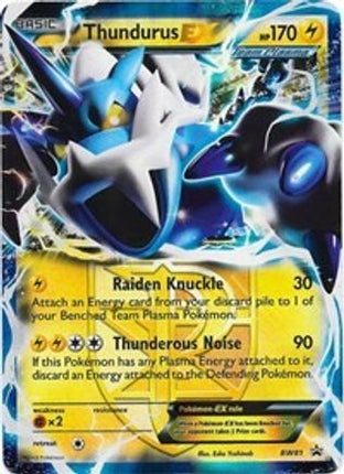 Thundurus EX (Team Plasma) - BW81 - BW81/null [Black and White Promos] Holofoil