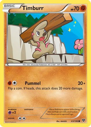 Timburr - 65/106 [XY Base Set] Reverse Holofoil