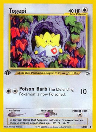 Togepi - 51/111 [Neo Genesis] 1st Edition