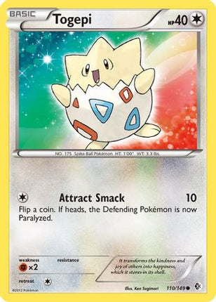Togepi - 110/149 [Boundaries Crossed] Reverse Holofoil