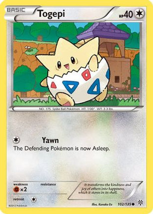 Togepi - 102/108 [Plasma Storm]
