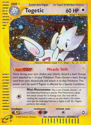 Togetic (H27) - H27/147 [Aquapolis] Holofoil