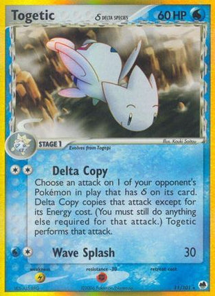 Togetic (Delta Species) - 11/106 [Dragon Frontiers] Reverse Holofoil