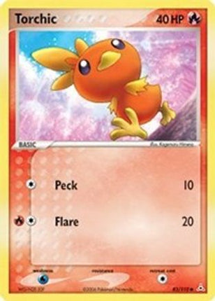 Torchic - 83/110 [Holon Phantoms] Reverse Holofoil