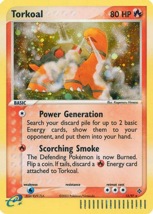 Torkoal - 12/97 [Dragon] Reverse Holofoil