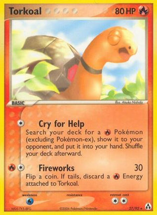 Torkoal - 27/null [Legend Maker] Reverse Holofoil