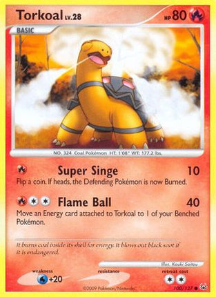 Torkoal - 100/106 [Platinum] Reverse Holofoil