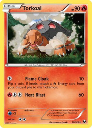 Torkoal - 18/108 [Dark Explorers] Reverse Holofoil